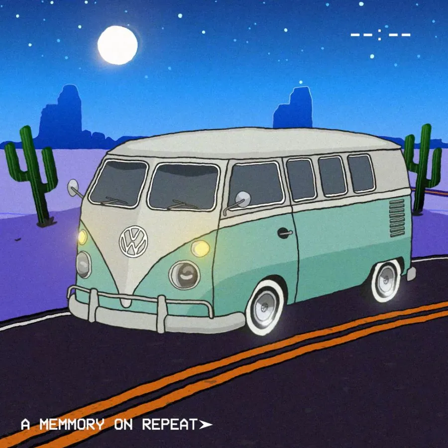 Van illustré, extrait de A Memory on Repeat