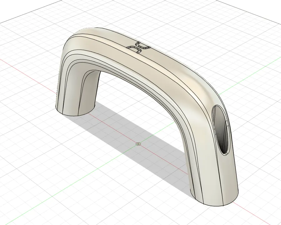 Modélisation 3D de la poignée